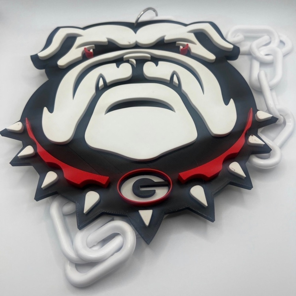 Georgia Bulldog Fan Chain Necklace